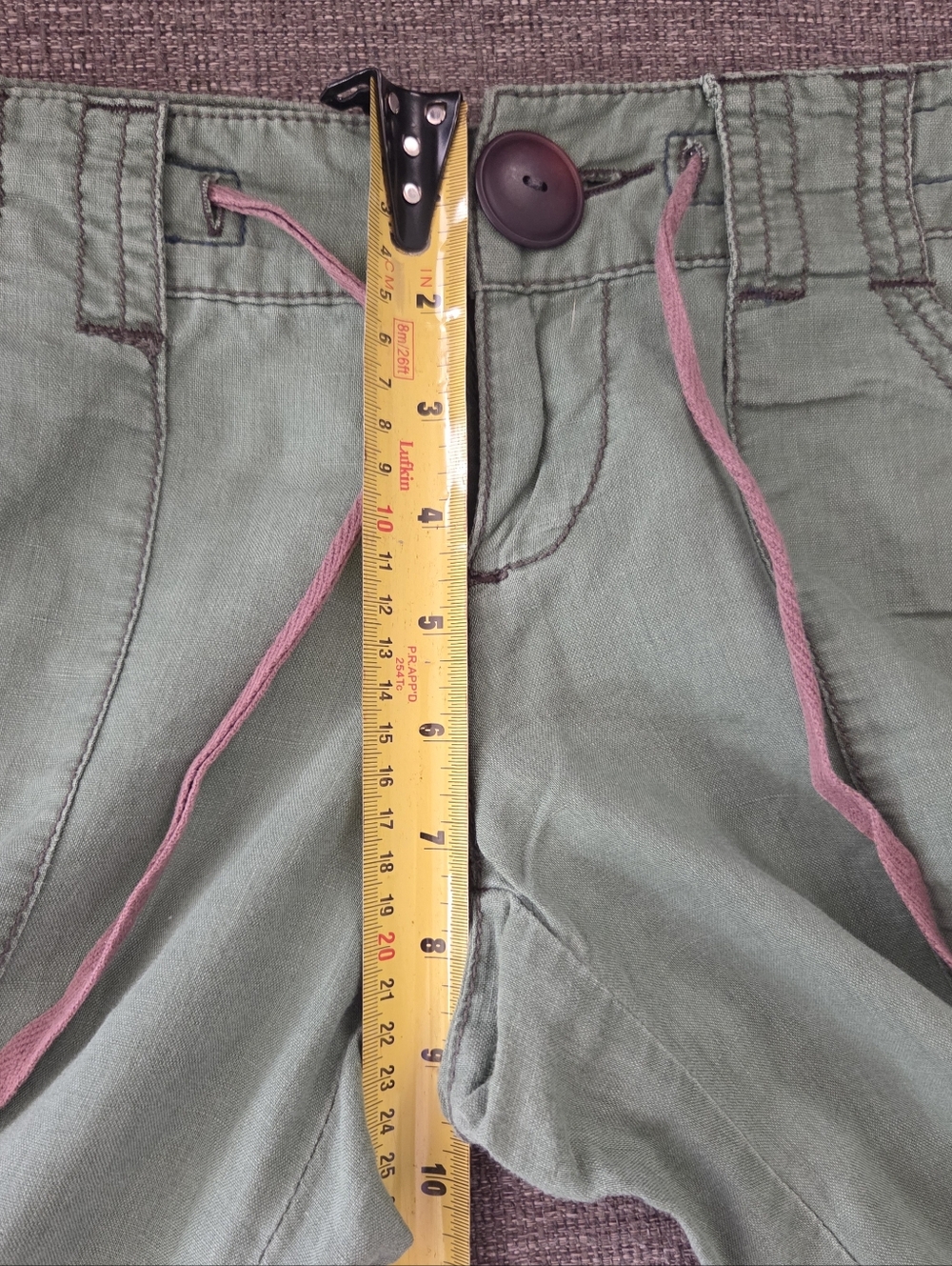 Free People Olive Green Wide-Leg Cargo Pants - Picture 10 of 11